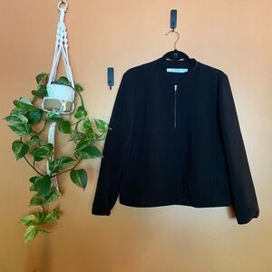 Contemporaine Black Light Bomber Jacket - Size M